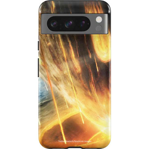 StockTrek Giant Asteroid Collides with Planet Earth Google Pixel 8 Pro Impact Case